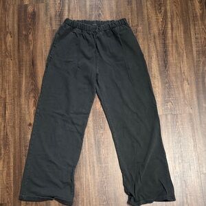 Brandy Melville Black Wide Leg Pants